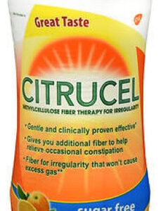 Powder Sugar-free Orange Flavor 16.9 Oz By Citrucel
