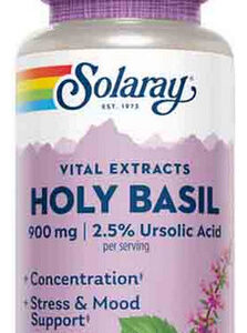 Holy Basil 450 Mg 60 Cápsulas Da Solaray