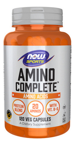 Amino Complete 120 Cápsulas Da Now Foods