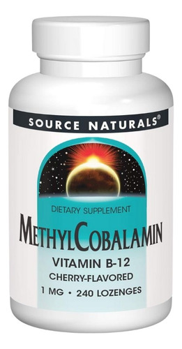 Methylcobalamin 1 Mg Cherry 240 Tabs By Source Naturals