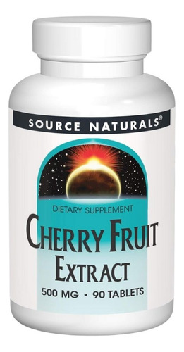 Cherry Fruit Extract 500 Mg 90 Tabs By Source Naturals