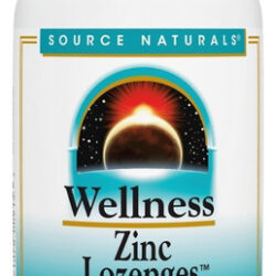Wellness Zinc Lozenges 60 Tabs By Source Naturals