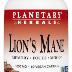 Lion's Mane 500 Mg 60 Cápsulas Vegetais Da Planetary Herbals