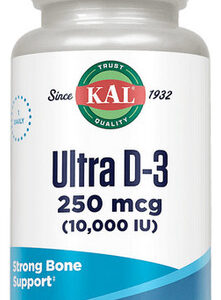Ultra D-3 10,000 Iu 120 Tabs By Kal