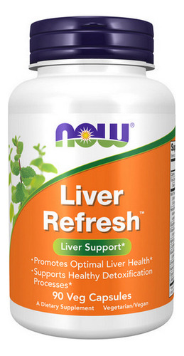 Liver Refresh 90 Cápsulas Da Now Foods