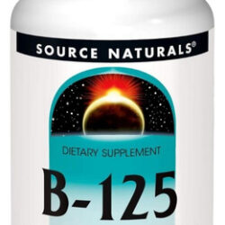 B-125 125 Mg 60 Tabs By Source Naturals