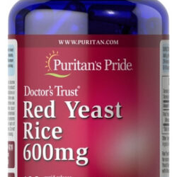 Arroz Vermelho Fermentado 600 Mg 120 Cápsulas Da Puritan&quots P