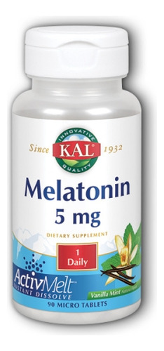 Melatonina Activmelt 5 Mg 90 Comprimidos Por Kal