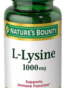 L-lisina 1000 Mg 60 Comprimidos By Nature's Bounty