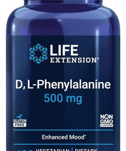 D - L-phenyalanine 500 Mg 100 Vcaps By Life Extension
