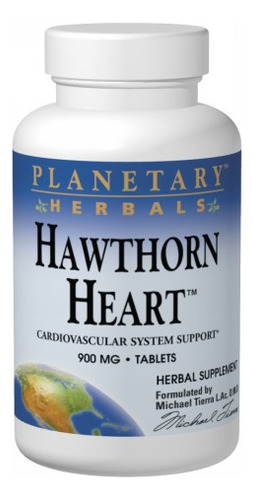 Hawthorn Heart 120 Comprimidos Da Planetary Herbals