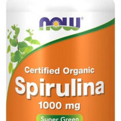 Espirulina Orgânica 100 Mg 240 Comprimidos Da Now Foods