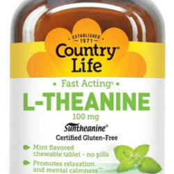L-teanina 100 Mg 60 Onças Por Country Life