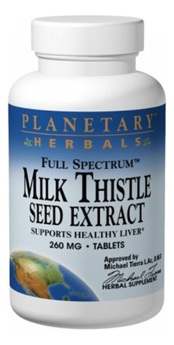 Full Spectrum Silymarin 80 60 Tabs By Planetary Herbals
