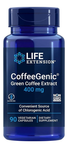 Coffeegenic 400 Mg De Extrato De Café Verde 90 Cápsulas Da L
