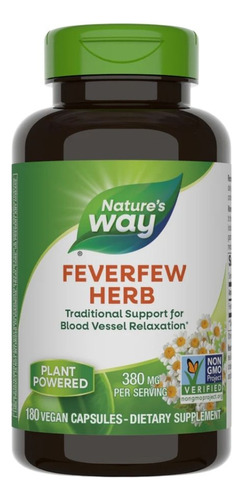 Feverfew 180 Cápsulas By Nature's Way