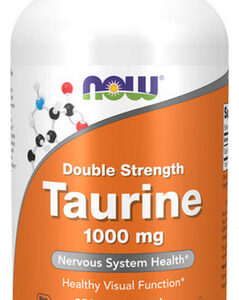 Taurina Dupla Força 1000 Mg 250 Cápsulas Da Now Foods
