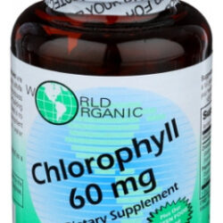 Clorofila 60 Mg 100 Cápsulas Da World Organics