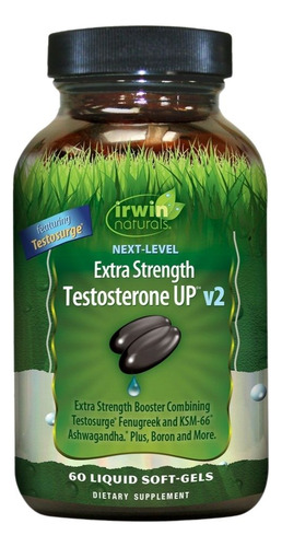 Testosterona Extra Forte Up X2 60 Cápsulas Gelatinosas Da Ir