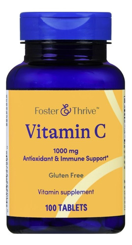 Vitamin C 1000 Mg 100 Tabs By Foster And Thrive