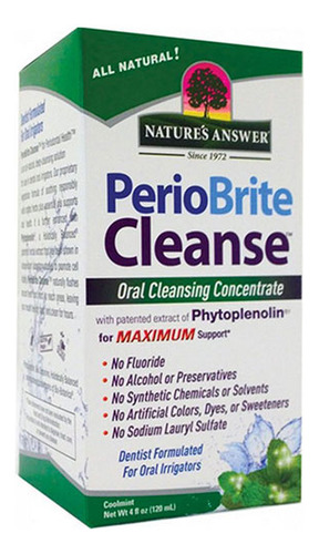 Concentrado De Irrigação Oral Periobrite Cleanse 4 Onças