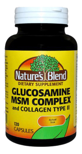 Complexo De Glucosamina E Msm E Colágeno Tipo Ii 120 Cápsula