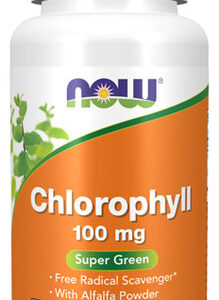 Clorofila 100 Mg 90 Cápsulas Vegetais Da Now Foods