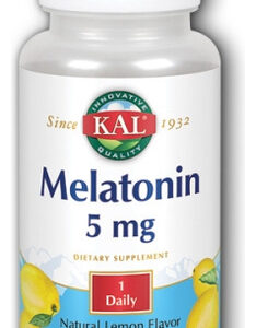 Pastilha De Melatonina 5 Mg De Limão 30 Pastilhas Da Kal