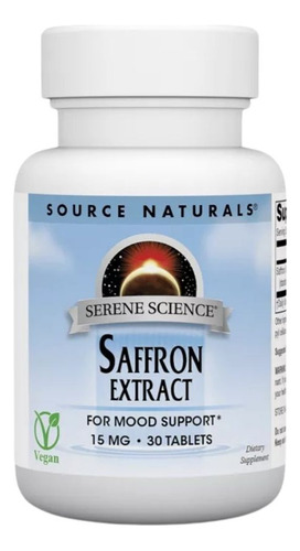 Extrato De Açafrão Serene Science 15 Mg 30 Comprimidos Da So