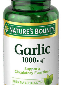 Alho Inodoro Natures Bounty 1000 Mg 100 Cápsulas Da Nature's