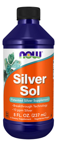 Silver Sol 8 Onças Da Now Foods