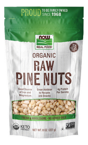 Pinhões Orgânicos 227 G (8 Onças) | By Now Foods