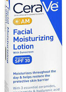 Loção Hidratante Facial Am Spf 30 3 Oz Da Cerave