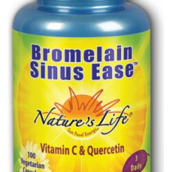 Bromelain Sinus Ease 1200 Mg 100 Cápsulas Da Nature's Life