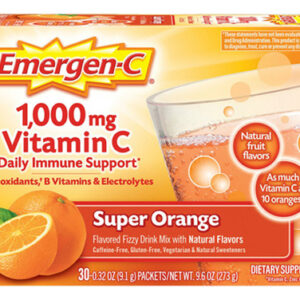 Mix De Bebidas Com Vitamina C Super Orange 1000 Mg 30 Pacote