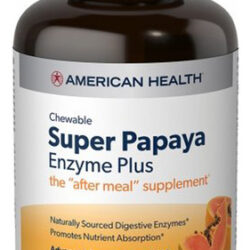 Comprimidos Mastigáveis Super Papaya Enzyme Plus 360 Da Amer
