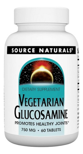 Vegetarian Glucosamine 750 Mg 60 Tabs By Source Naturals