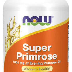 Super Primrose 1300 Mg 60 Cápsulas Gelatinosas Da Now Foods