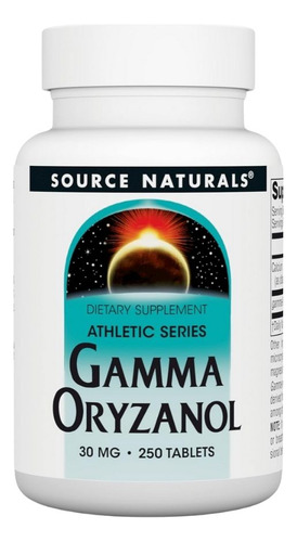 Gamma Oryzanol 30 Mg 250 Tabs By Source Naturals