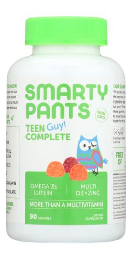 Teen Guy Complete Vitamins 90 Count Da Smartypants