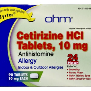 Cetirizine 10mg 90 Tabs By Zyrtec