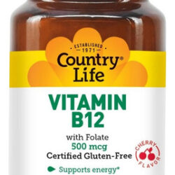 Vitamina B-12 Com Ácido Fólico Sublingual 500 Mcg 100 Pastil