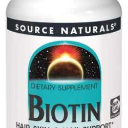 Biotin 10000 Mcg 120 Tabs By Source Naturals