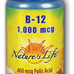 Vitamin B-12 1000 Mcg 100 Tabs By Nature's Life