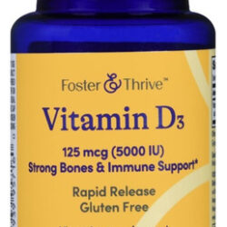 Vitamin D3 125 Mcg 100 Softgels By Foster And Thrive