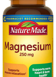 Magnésio Nature Made 250 Mg 100 Comprimidos Da Nature Made