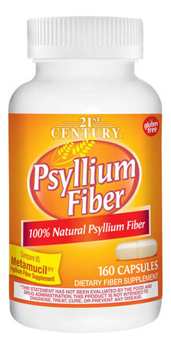 Psyllium Caps 160 Caps By 21st Century