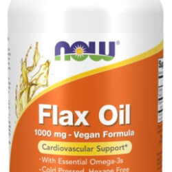 Óleo De Linhaça 1000 Mg 120 Cápsulas Gelatinosas Vegetais Da