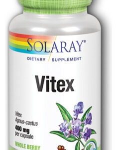 Vitex 400 Mg 100 Cápsulas Da Solaray