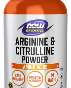 Arginina E Citrulina Em Pó De 12 Onças Da Now Foods